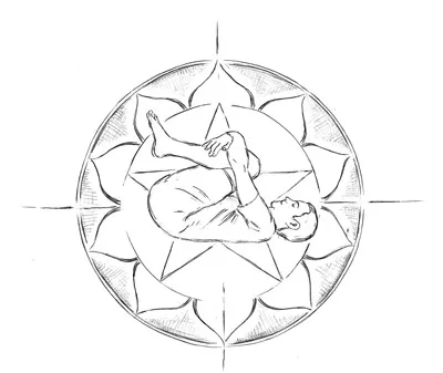 Kundalini yoga SW Zeichnung mandala