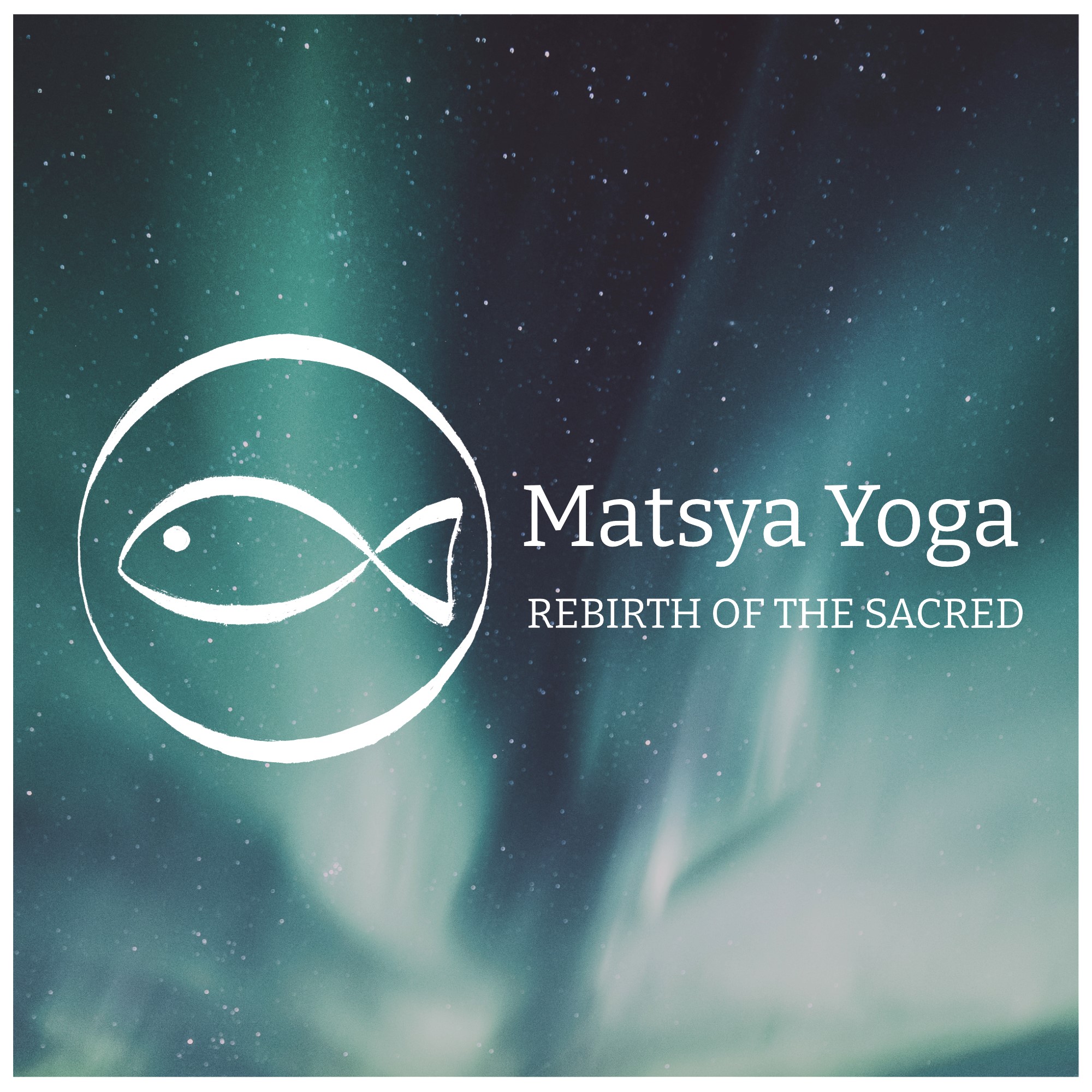 Matsya Yoga logo fish cosmic kundalini