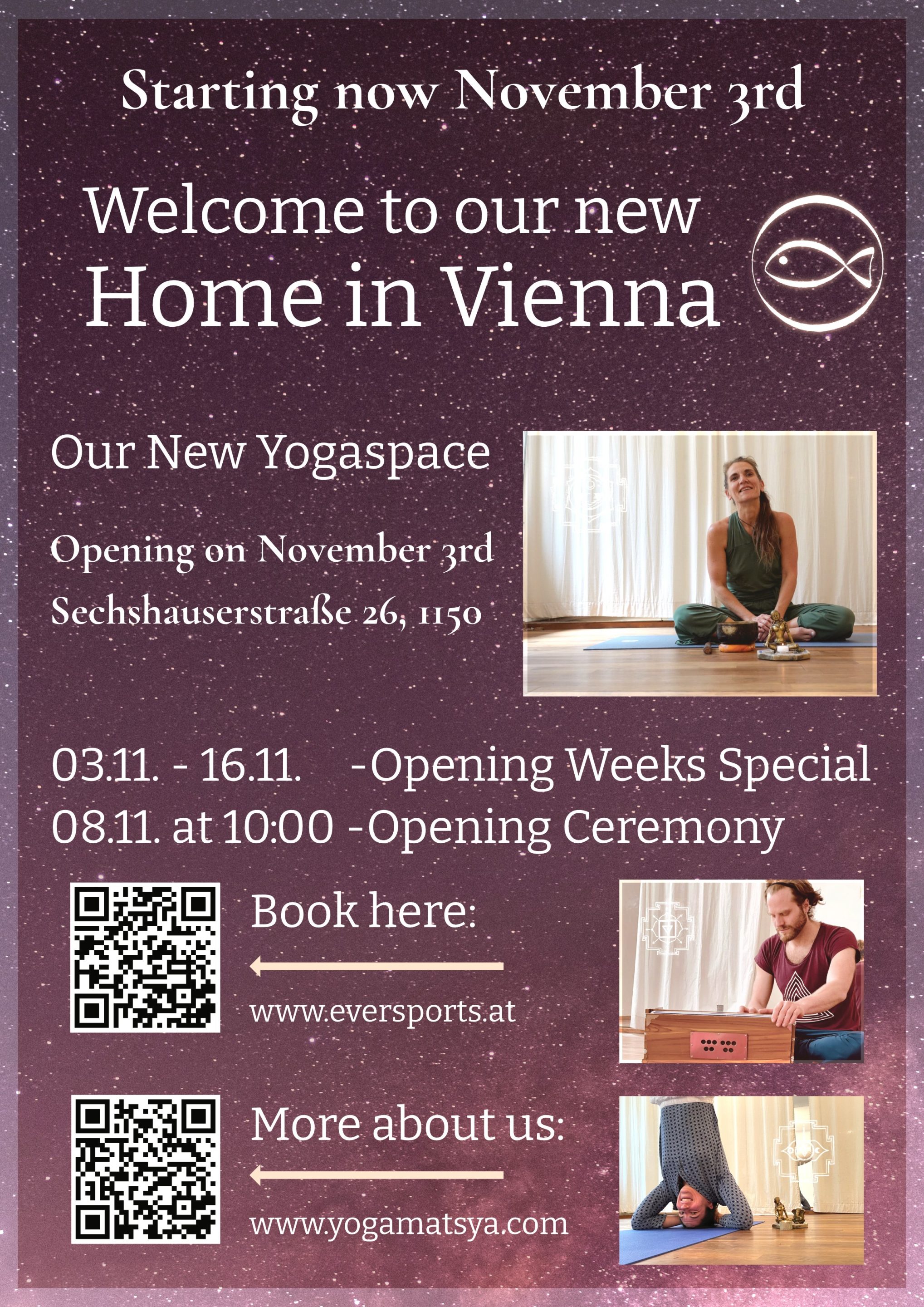 Eröffnung Feier Matsya Kundalini Yoga Wien
