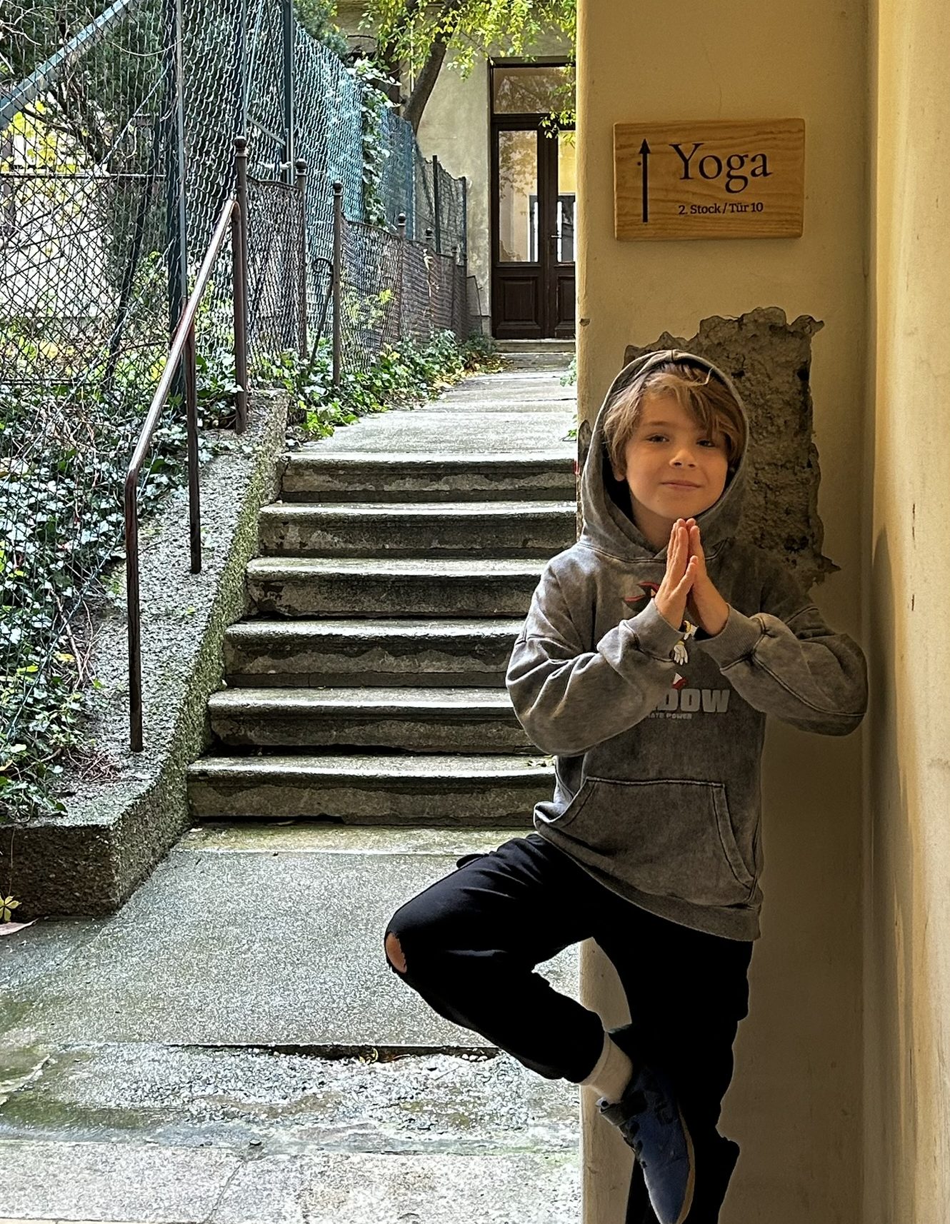 Yoga practitioners in meditation pose.