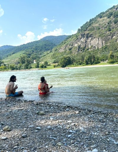 Yoga beach Wachau