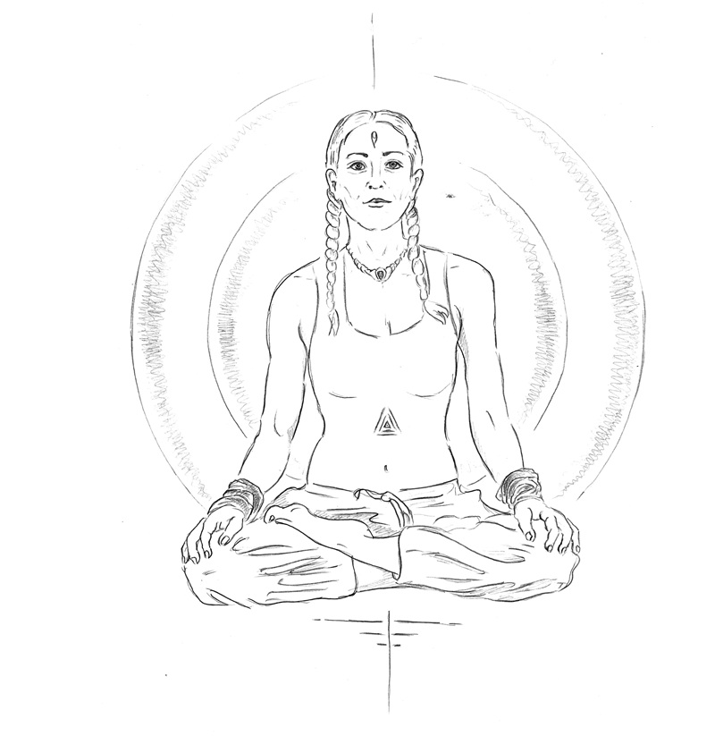 Pavanmuktasana 3 energy series Pavanmuktasana III - energy unblock series (Shakti Bandha Vyayama) in Kundalini Yoga, illustration