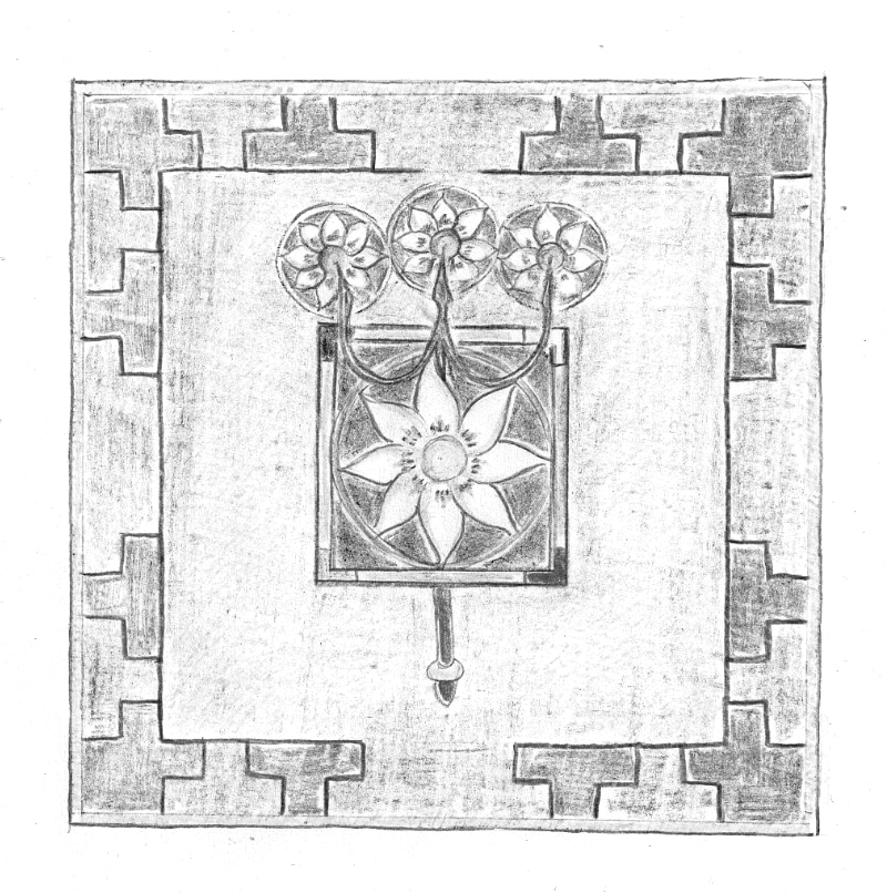 trika yantra tantra drawiing