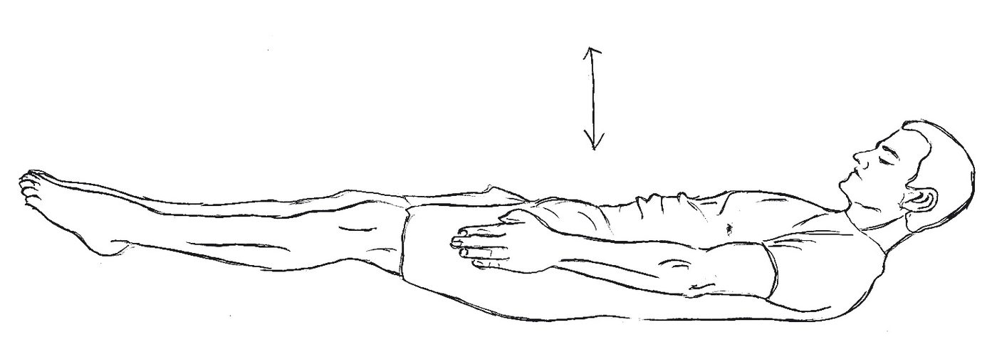 Uttanpadasana extended leg pose Pavanmuktasana 2, head and feet raised, kapalabhati navel centre yoga