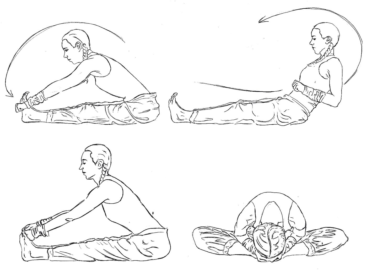 Nauka Sancalanasana rowing the boat Pavanmuktasana 3, circular rowing movement in seated staff pose, Shakti Bandha series